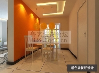 餐厅效果图  温馨餐厅风格 暖色餐厅